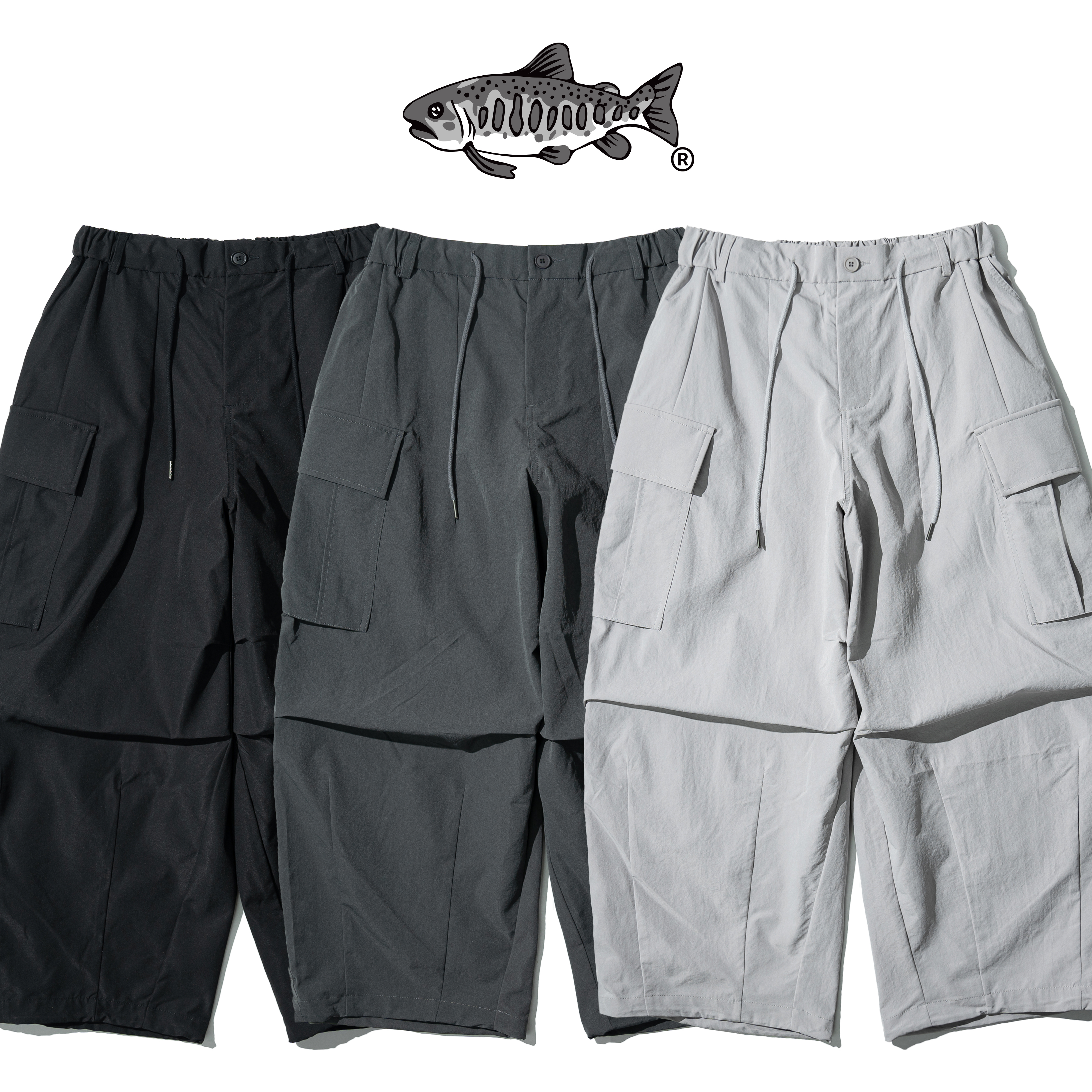 AGILITY Cargo Wide Leg Pants 闊腿 六口袋 繭型長褲 [CNP03]