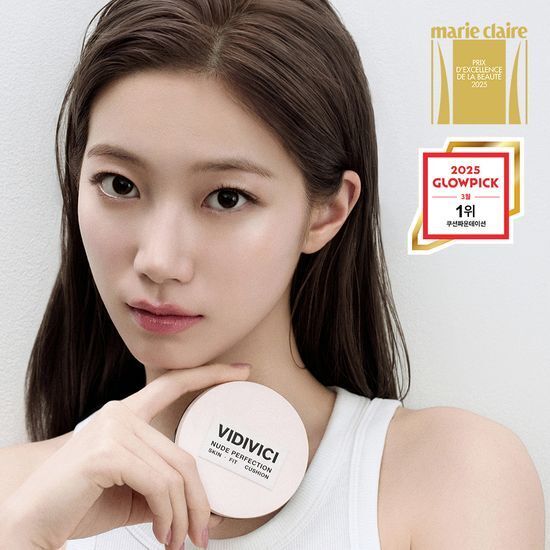 VIDIVICI Nude Perfection Skin Fit Cushion SPF50+ PA++++ 15g [Olive Young with Refill Planning Set]