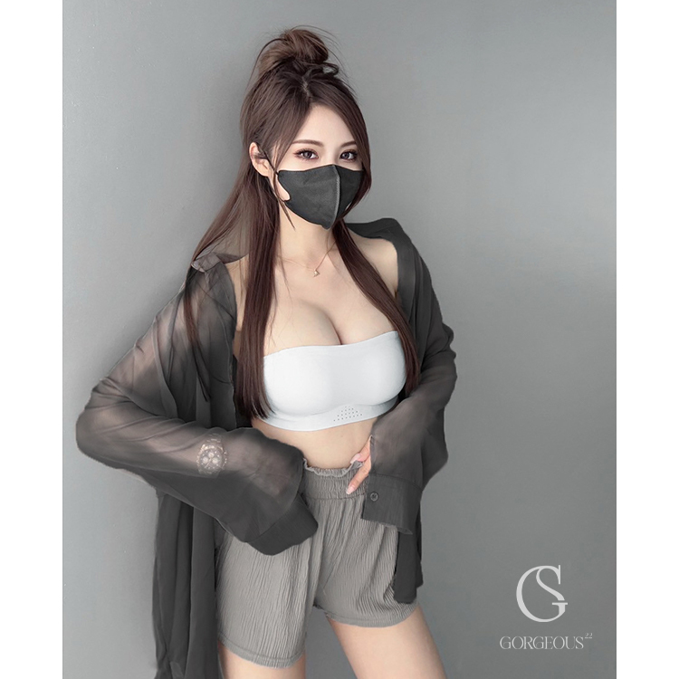 LE016 現貨「3D巨啵啵防滑平口內衣」