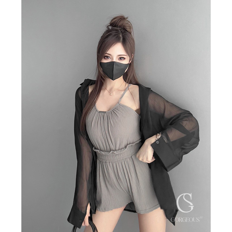 LE017 現貨「仙女飄飄襯衫外套」