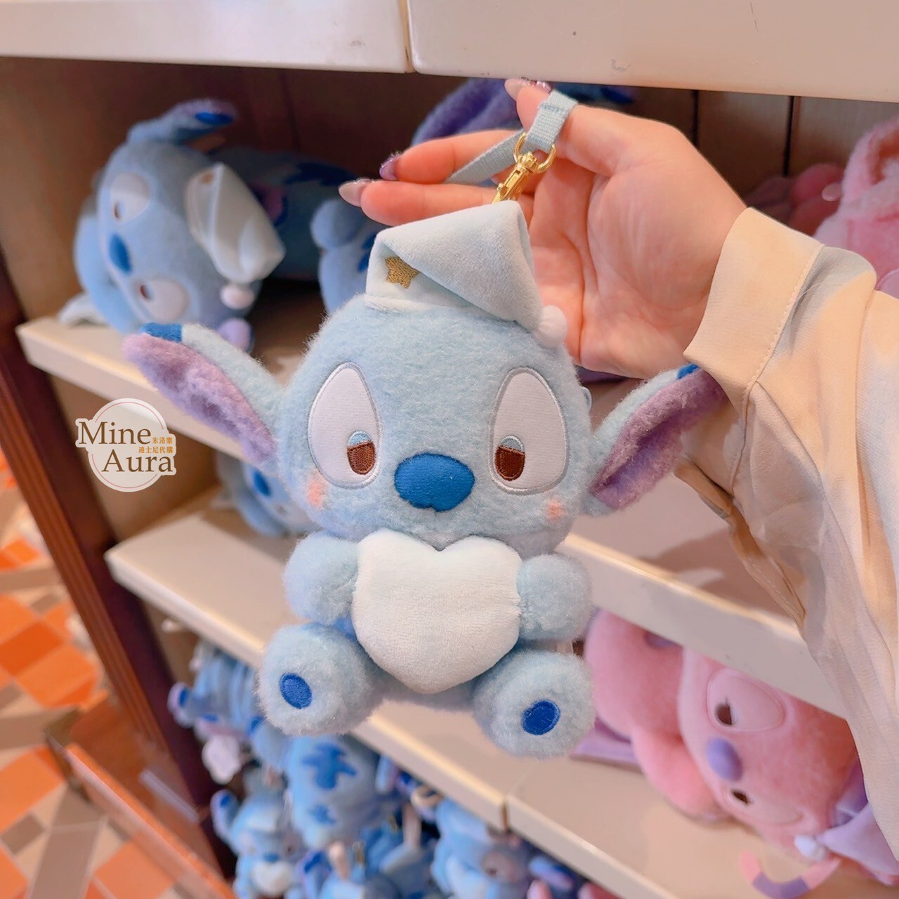 Dreamy Afternoon 系列 史迪奇 Stitch 絨毛 零錢掛包 零錢包 星際寶貝 Lilo & Stitch -香港迪士尼樂園