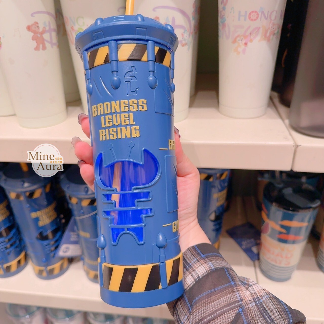 史迪奇 Stitch 造型 圖案 吸管 水杯 星際寶貝 Lilo & Stitch -香港迪士尼樂園