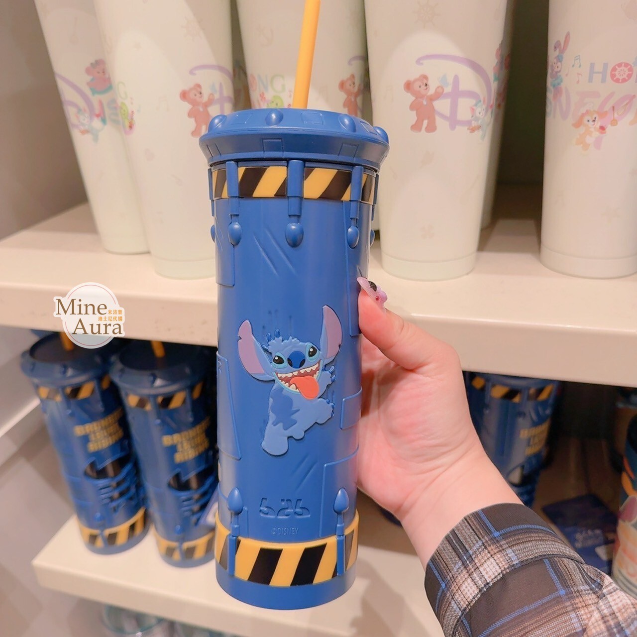 史迪奇 Stitch 造型 圖案 吸管 水杯 星際寶貝 Lilo & Stitch -香港迪士尼樂園