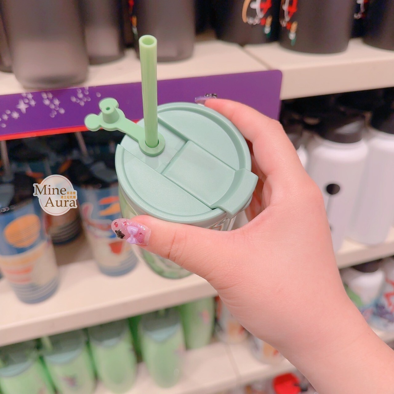 奇妙仙子 Tinker Bell 圖案 吸管 水杯 小飛俠 彼得潘 Peter Pan -香港迪士尼樂園