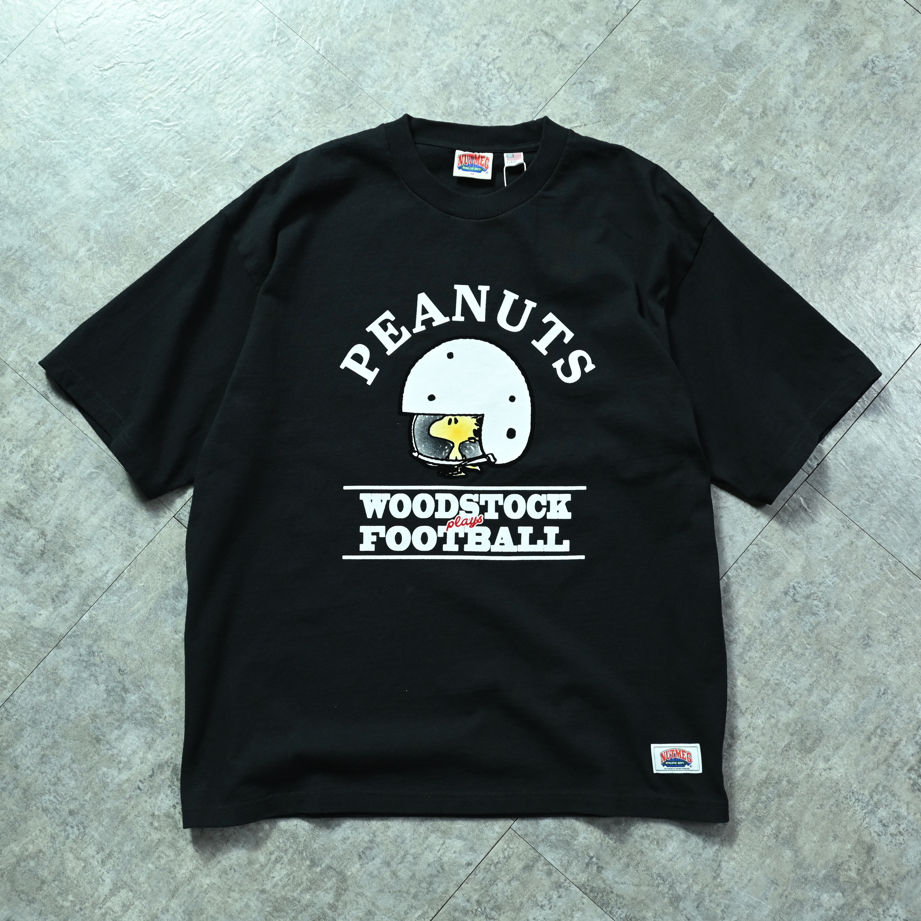 Peanuts x Nutmeg Tokyo Arch Logo Football BIG Tee