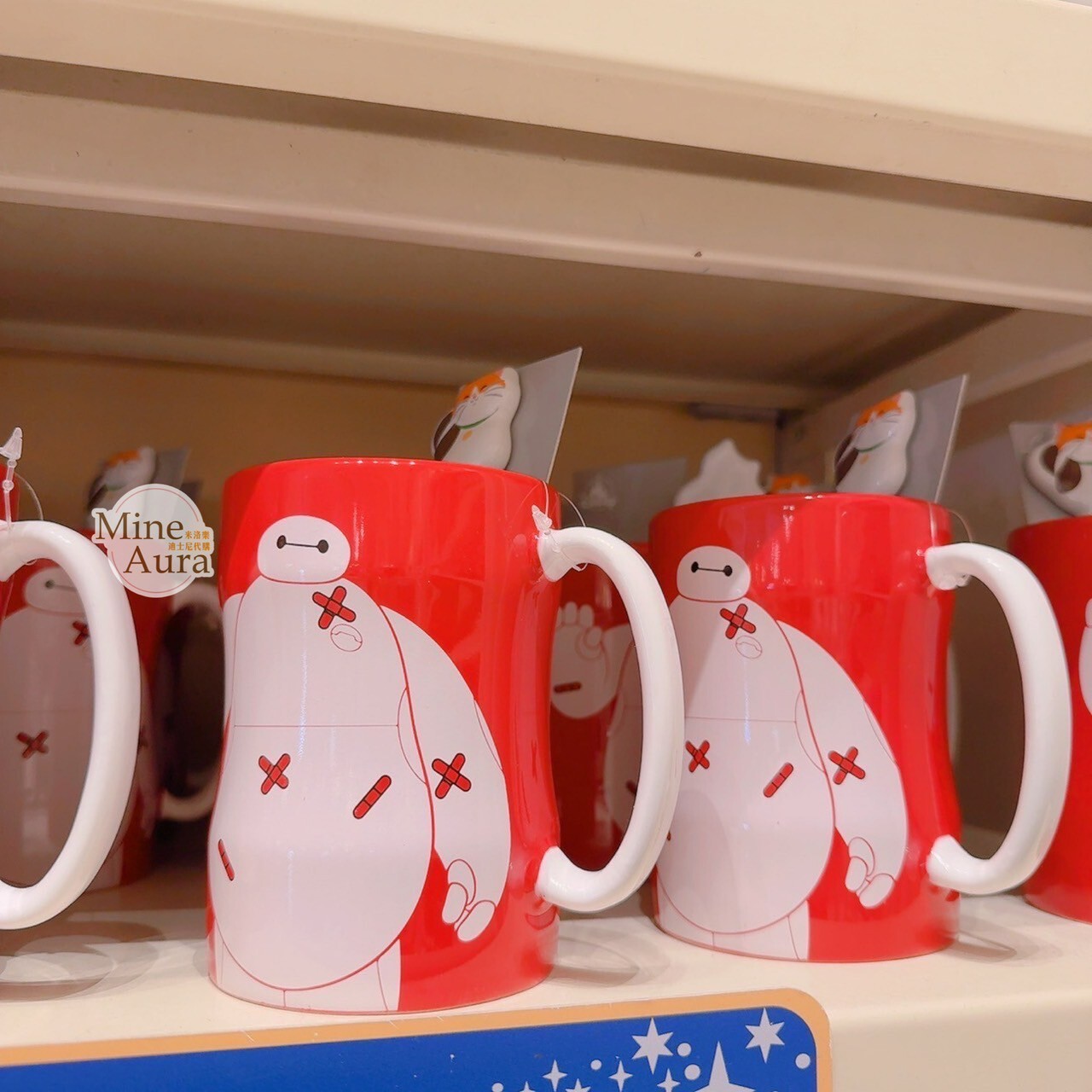 杯麵 Baymax 造型 湯勺+馬克杯 組 湯勺架設計 水杯 湯杯 大英雄天團 Big Hero 6 -香港迪士尼樂園