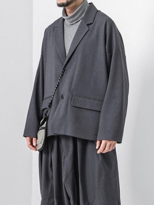 淨色鬆身西裝褸 FARMERS-071JK