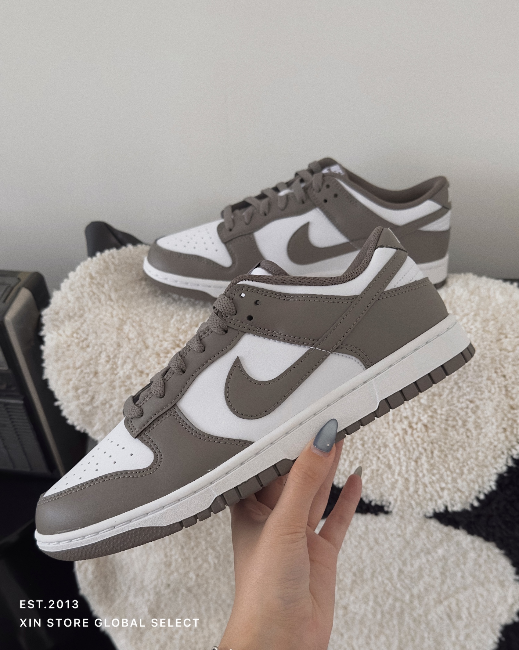 Nike Dunk Low Retro Cave Stone 質感灰棕