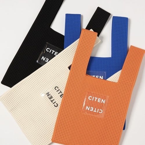 CITEN 夏季針織 手提袋 透明標誌 購物袋 日本代購 包包 袋子