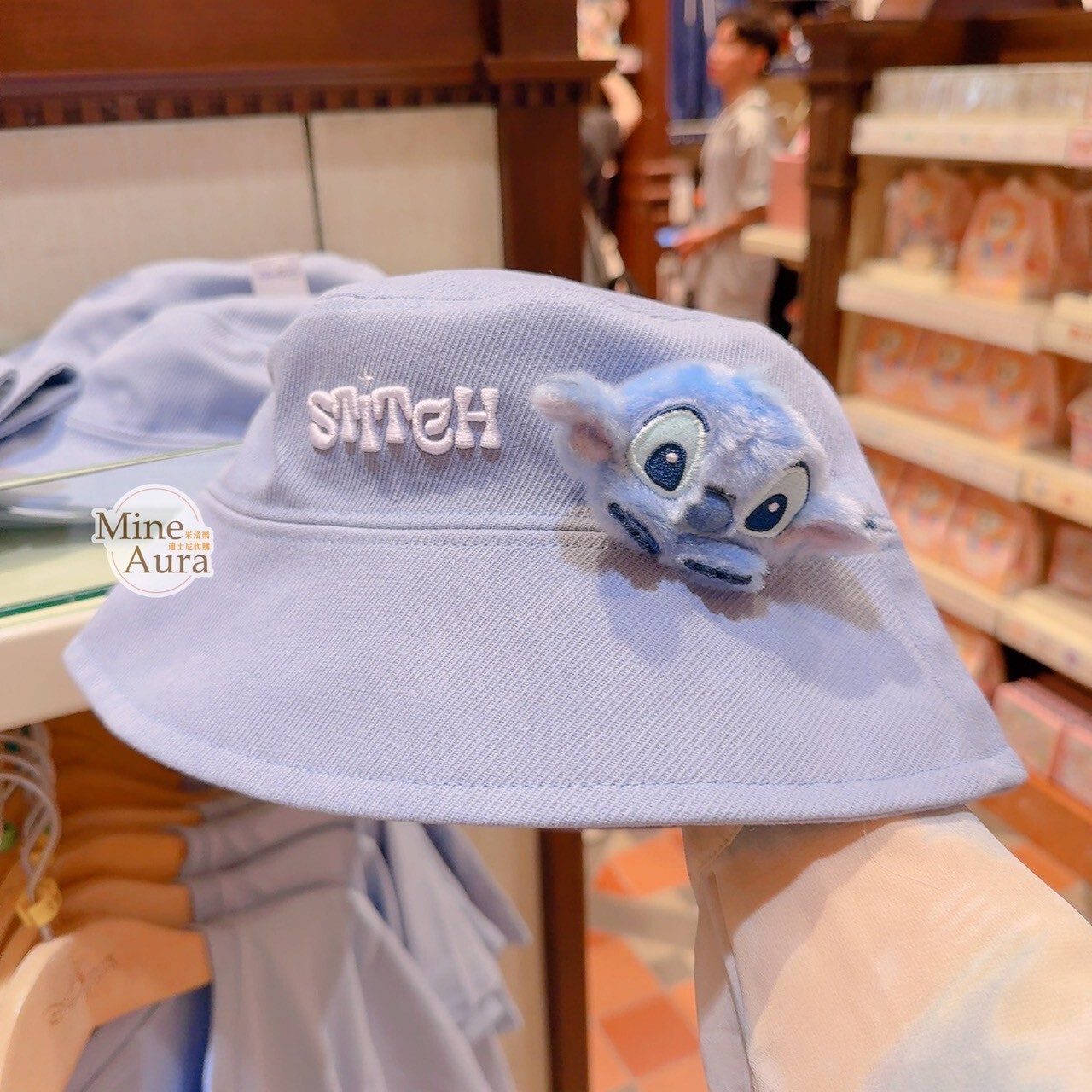 史迪奇 Stitch 絨毛趴趴造型 漁夫帽 帽子 星際寶貝 Lilo & Stitch -香港迪士尼樂園