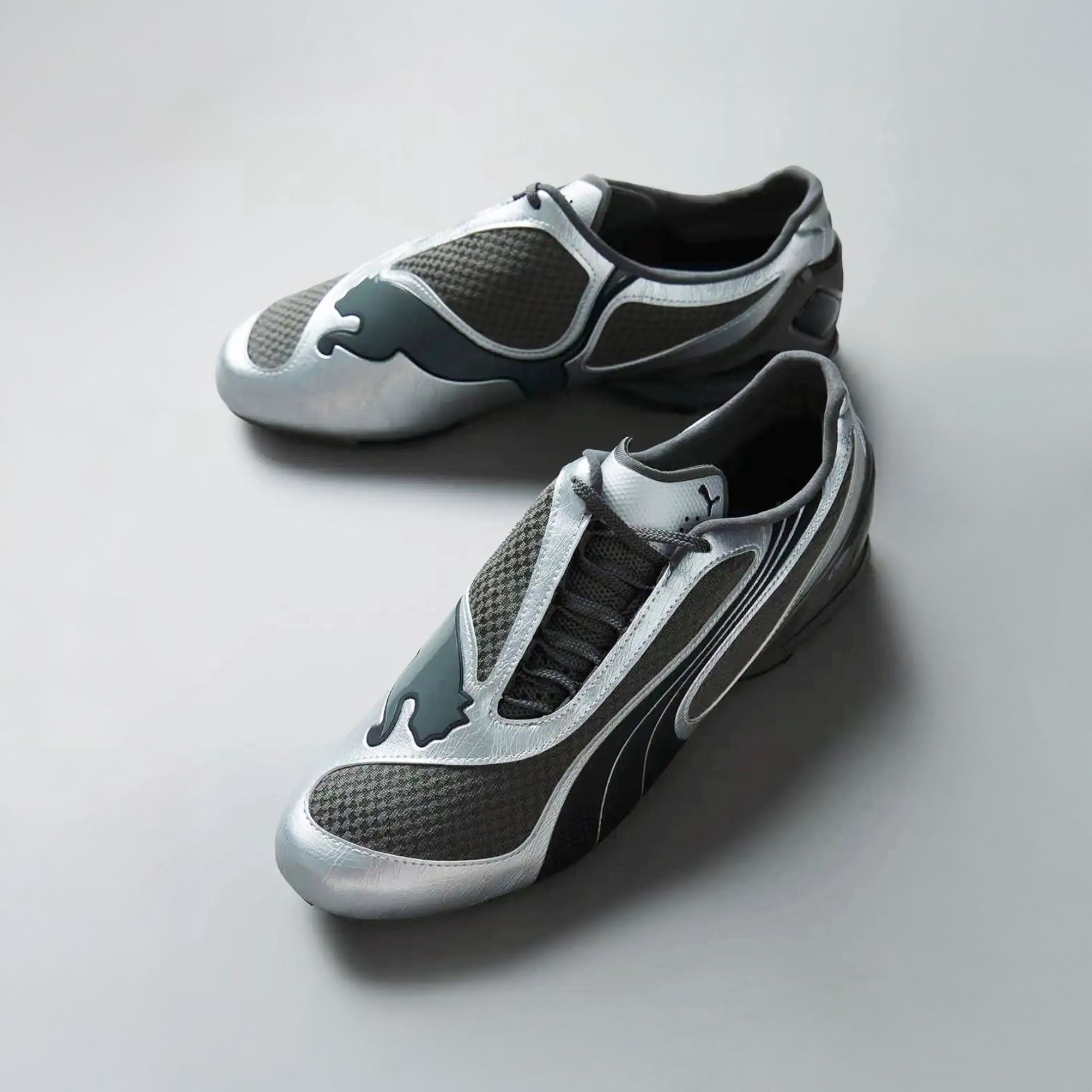 NICEDAY 代購 Puma V-S1 Metallic Black Silver 黑銀 銀色 銀 灰 漆皮 賽車鞋 男女鞋 402953-03