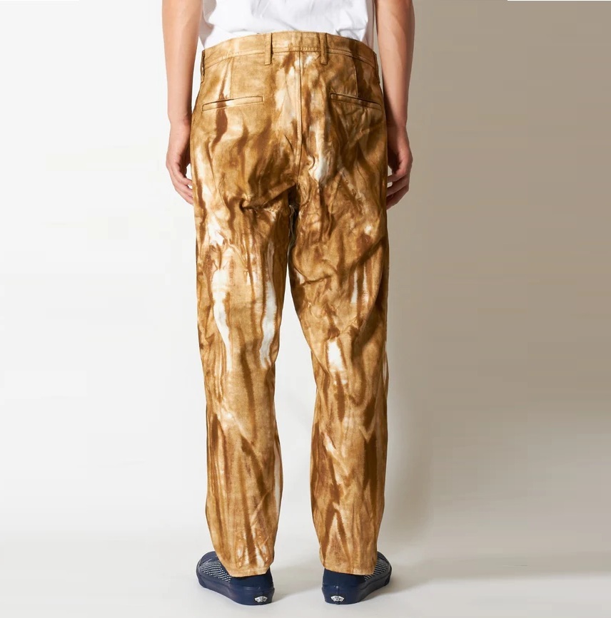 LAST PCS ON SALE: FDMTL JAPAN TIE DYE TAPERED PANTS - BROWN SIZE 34 PRE ORDER ITEM (預訂中)