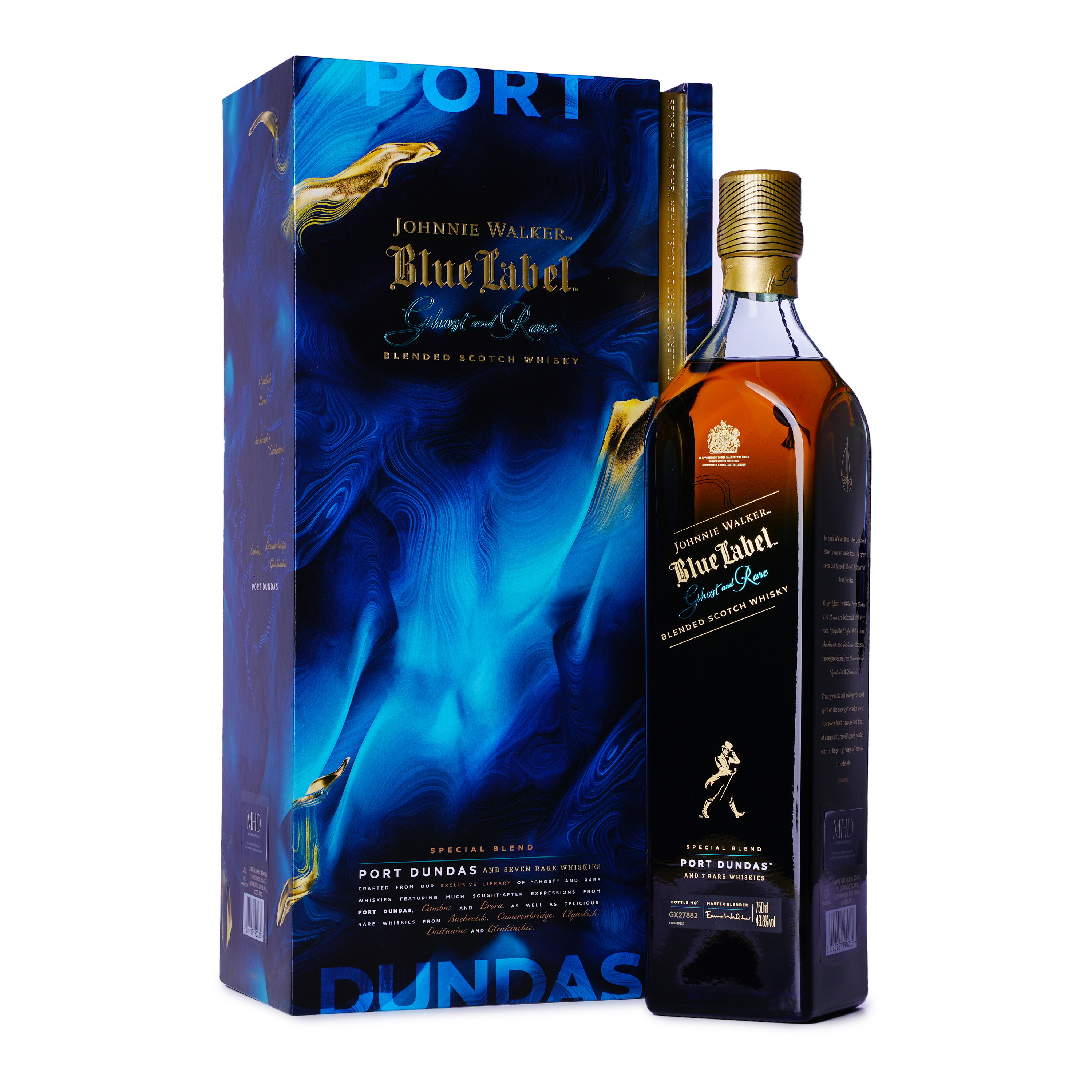 Johnnie Walker Blue Label Ghost and Rare Port Dundas (5th Limited Edition)