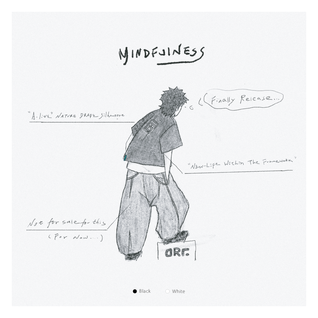 『 Pre-Sale 』DRiFTNESS｜5SS-D02 ”MINDFULNESS” 設計款圖T