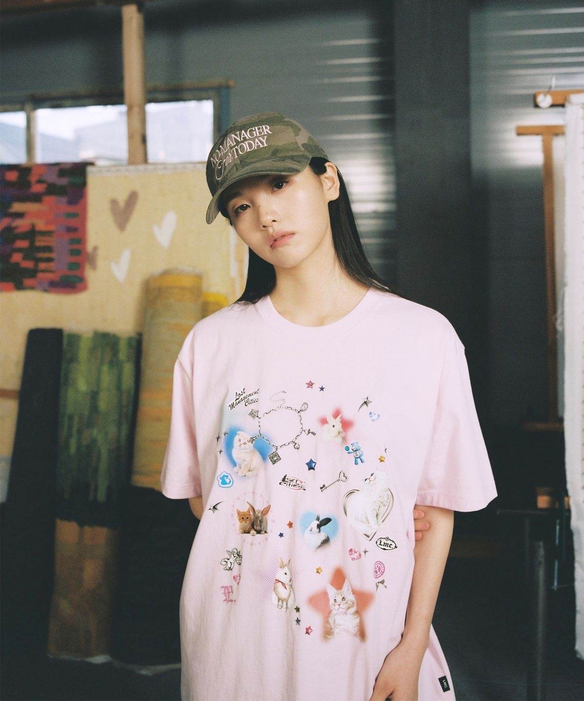 【代購】LMC WM STICKER PACK TEE 貼紙 圖案 短袖 短T 0LM45CTS131