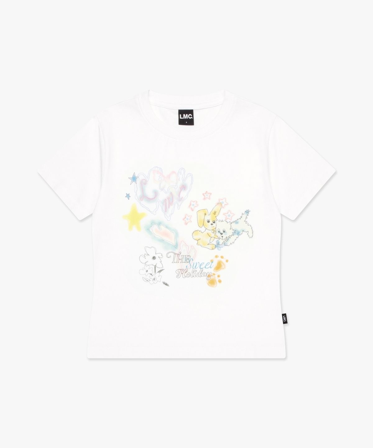 【代購】LMC WM SKETCH DOODLE CROPPED TEE 短版 短袖 短T 0LM45STS807