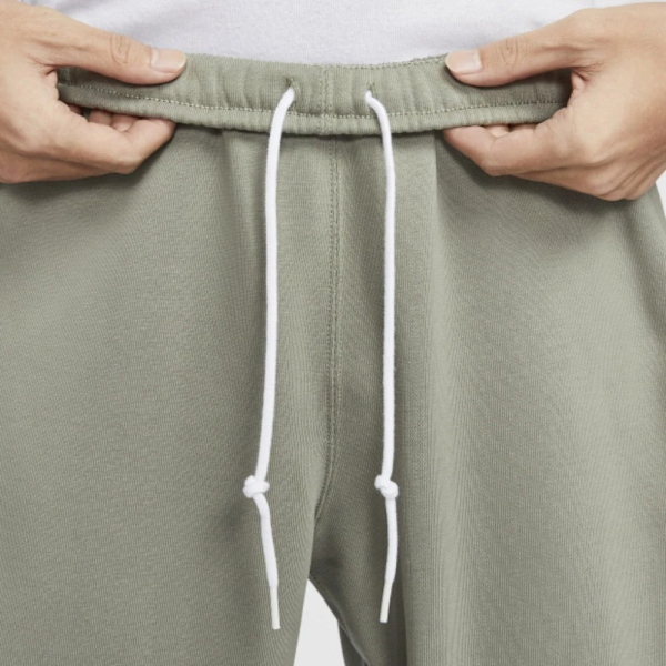 NIKE 長褲 M NK SOLO SWSH 綠 重磅 寬版 內刷毛 棉褲 男 DX1365-320