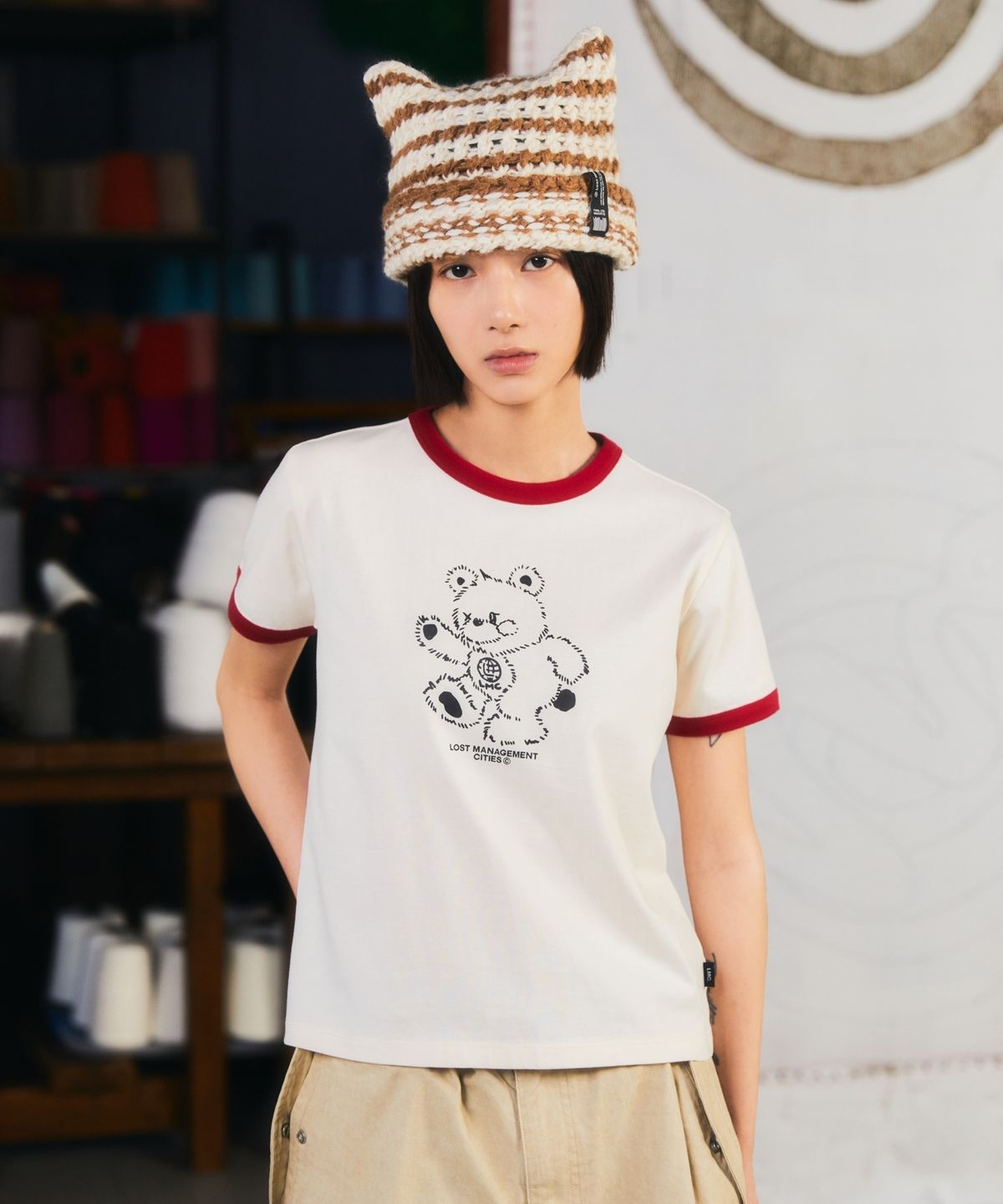 【代購】LMC WM BEAR RINGER TEE 熊熊 圖案 短袖 短T 0LM45STS804