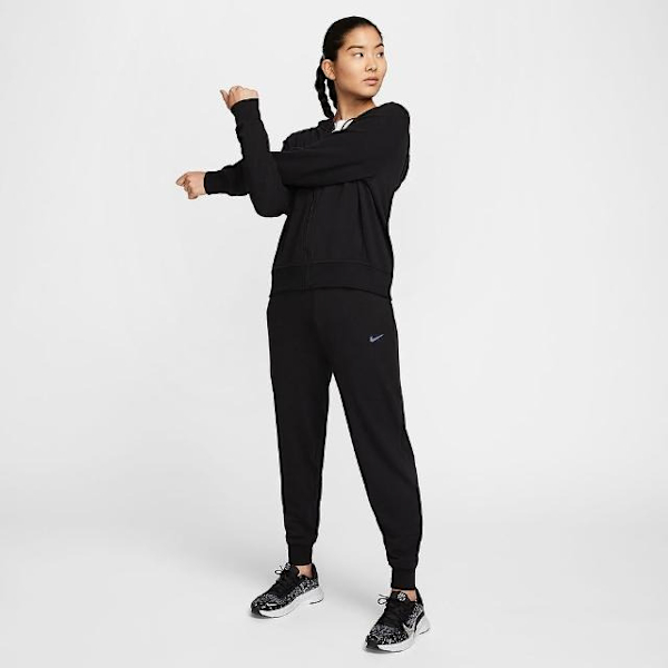 NIKE 長褲 ONE DF JOGGER PANT 黑色 高腰 縮口 運動褲 女 FB5435-010