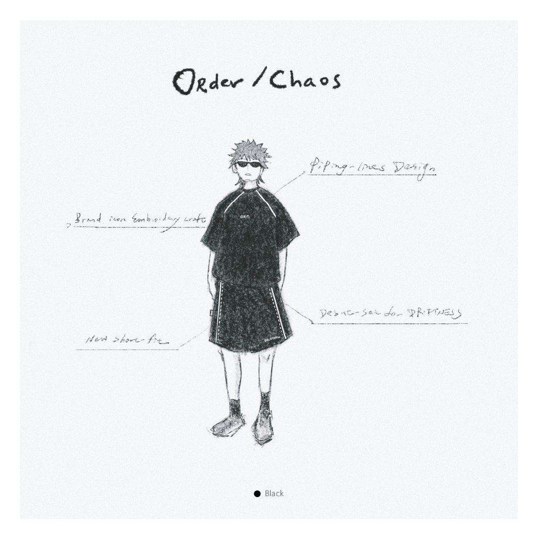 『 Pre-Sale 』DRiFTNESS｜5SS-D03 + 5SS-F01 ”Order/Chaos” 出芽刺繡套裝