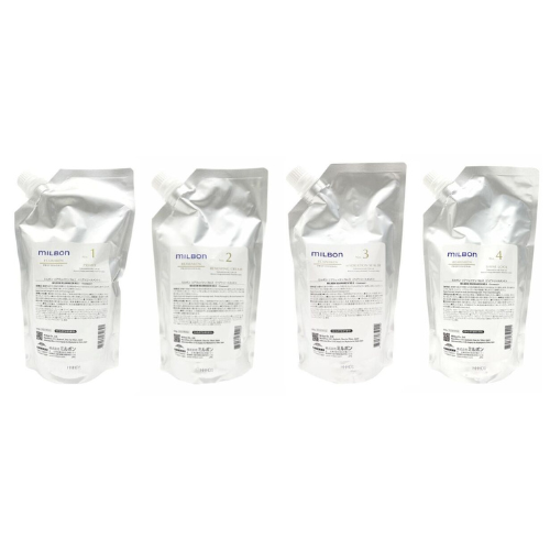 Milbon - Reawaken Renewing System Treatment 4 Steps 600g x 4