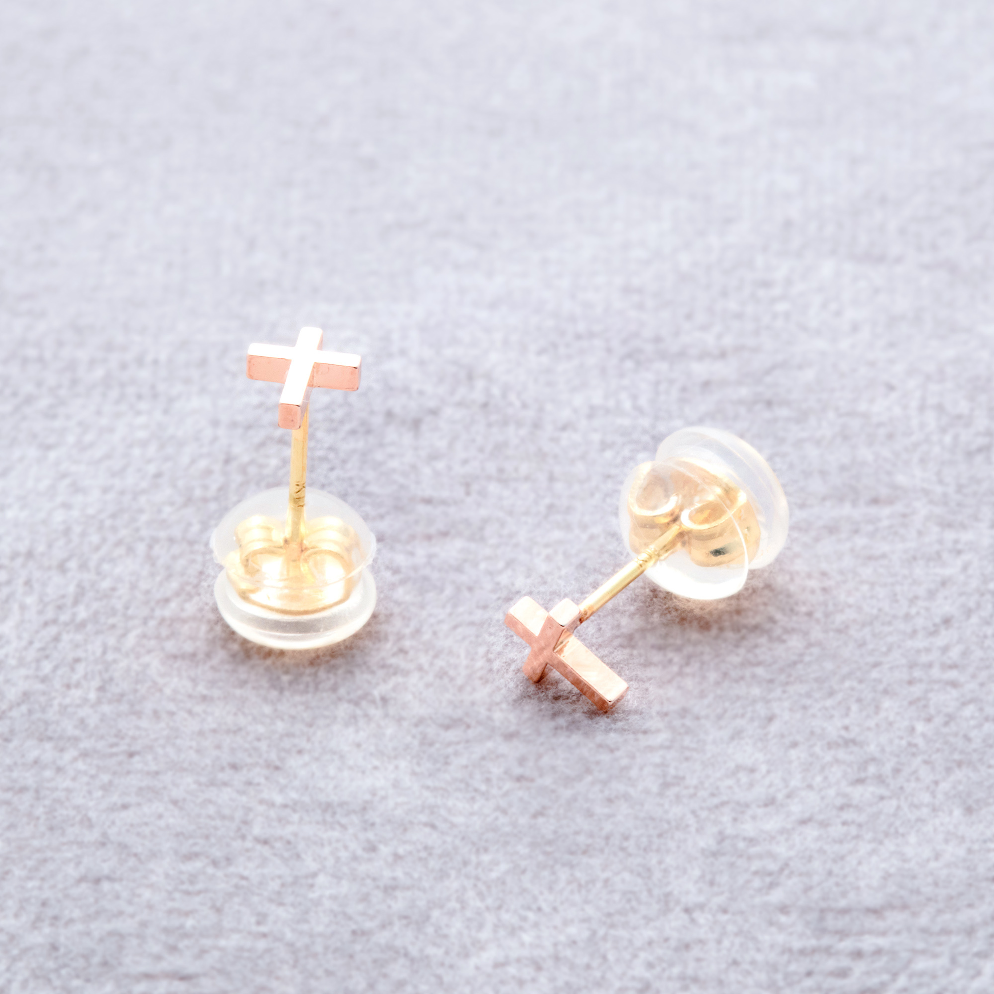 [toki.Tokyo] K18耳針 | 玫瑰金 | NO.227