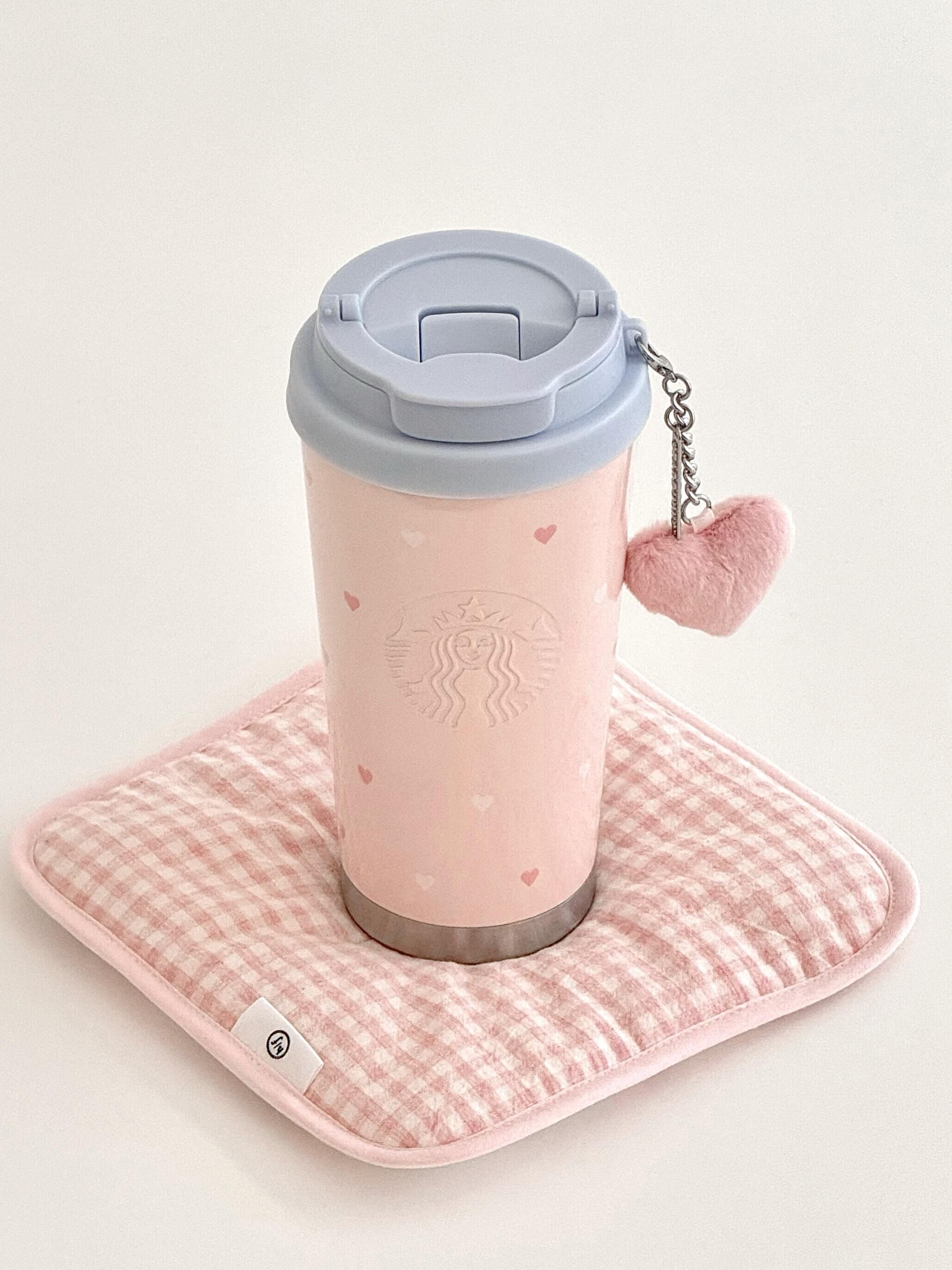 Starbucks 星巴克 官方正版 星動告白系列 不鏽鋼保溫杯 473ML 淡粉 淡藍 愛心 520限定 保溫杯 隨行杯/預購