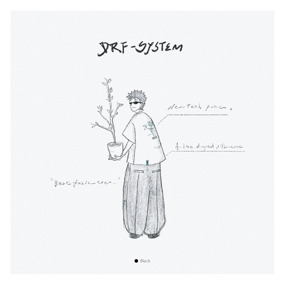 『 Pre-Sale 』DRiFTNESS｜5SS-D04 ”DRF-SYSTEM” 厚磅背圖T
