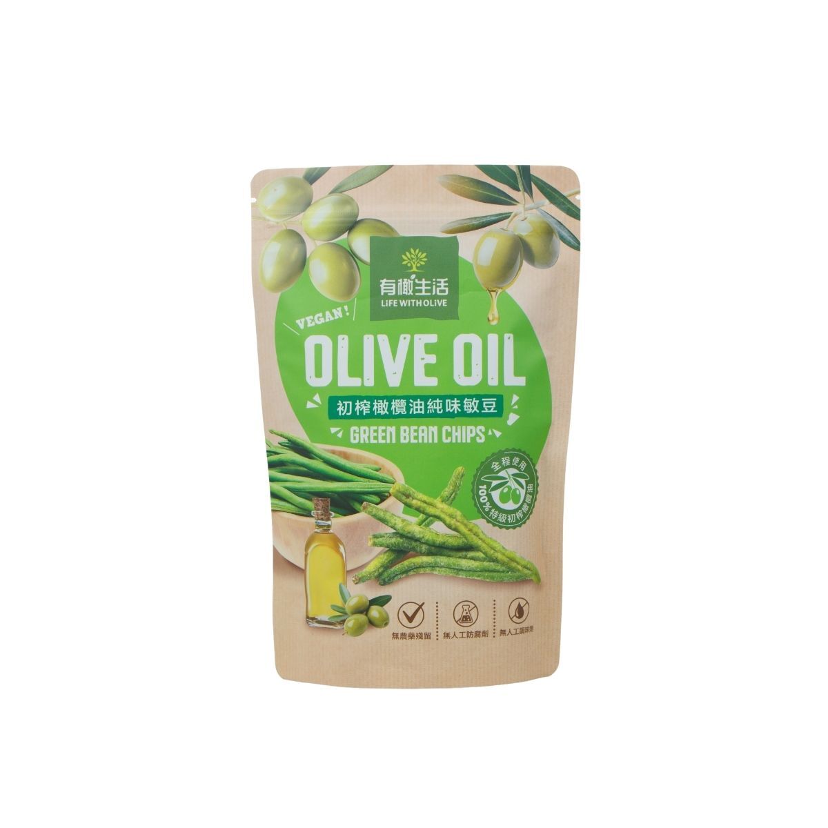 初榨橄欖油純味敏豆 50g
