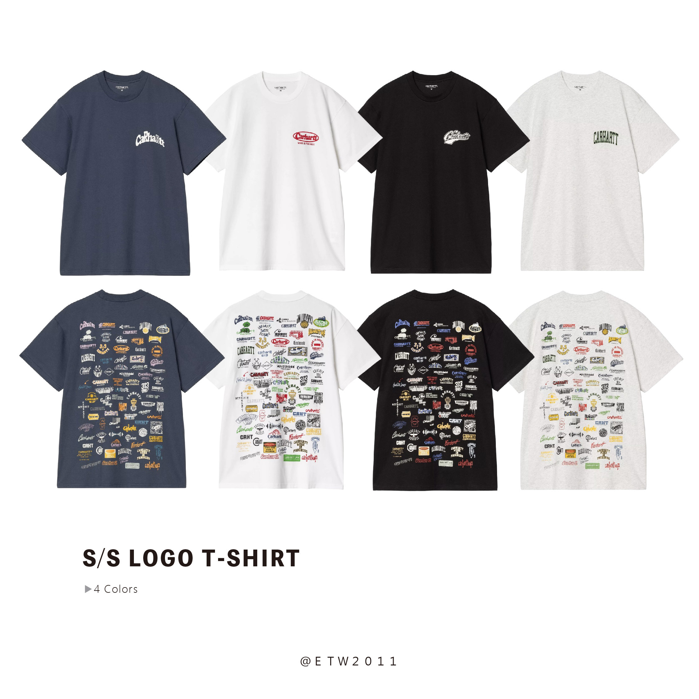 ☆ETW☆【EASY TO WEAR】CARHARTT WIP S/S Logo T-Shirt 標誌 圖像 商標 短袖 短T 短TEE