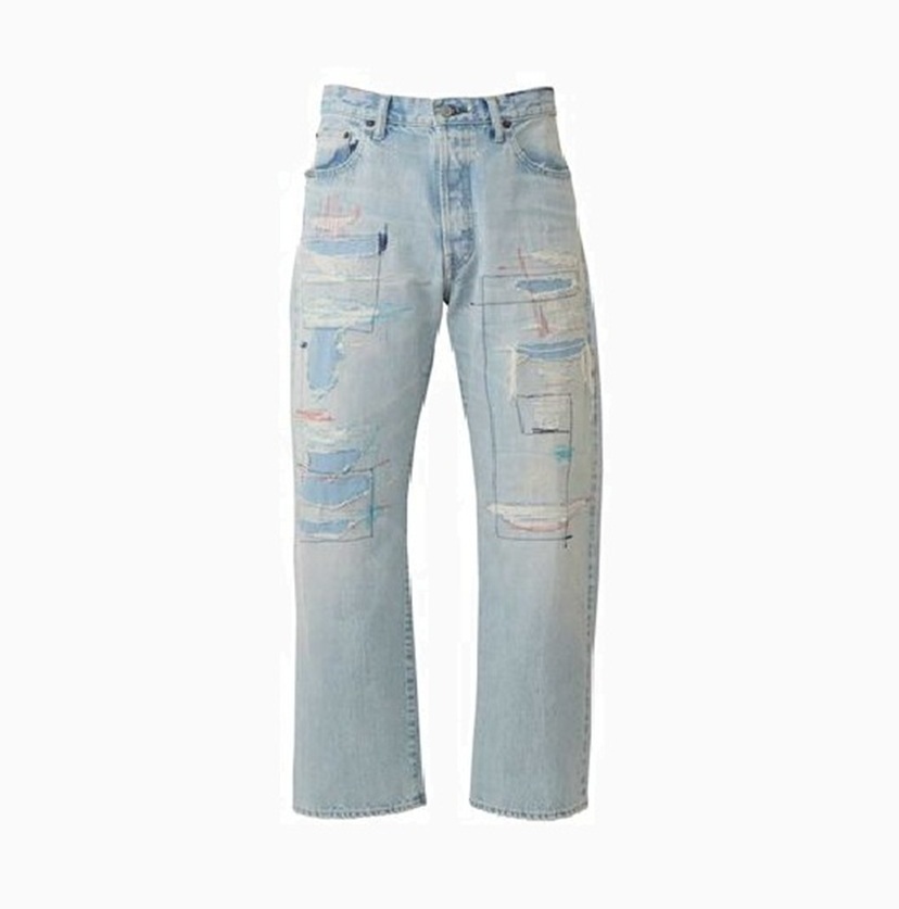 HYSTERIC GLAMOUR 2025 CZSR PROCESSED STRAIGHT DENIM PANTS - PRE ORDER ITEM (預訂中)