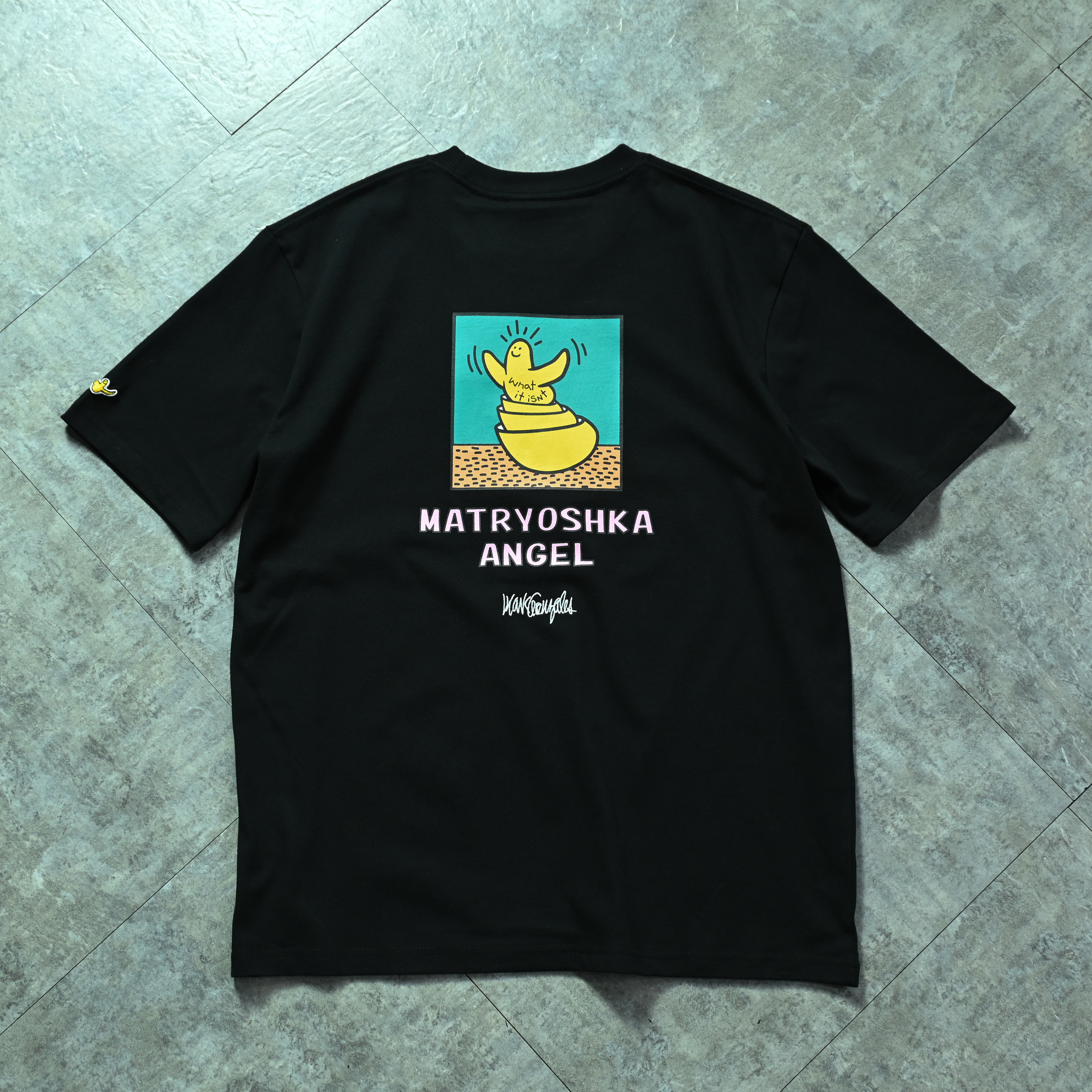 (What it isNt) ART BY MARK GONZALES Moisture-wicking Matryoshka Angel T-shirt