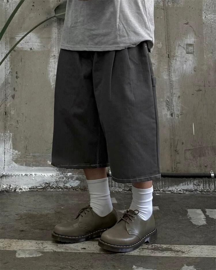 暗直紋短褲 P3071