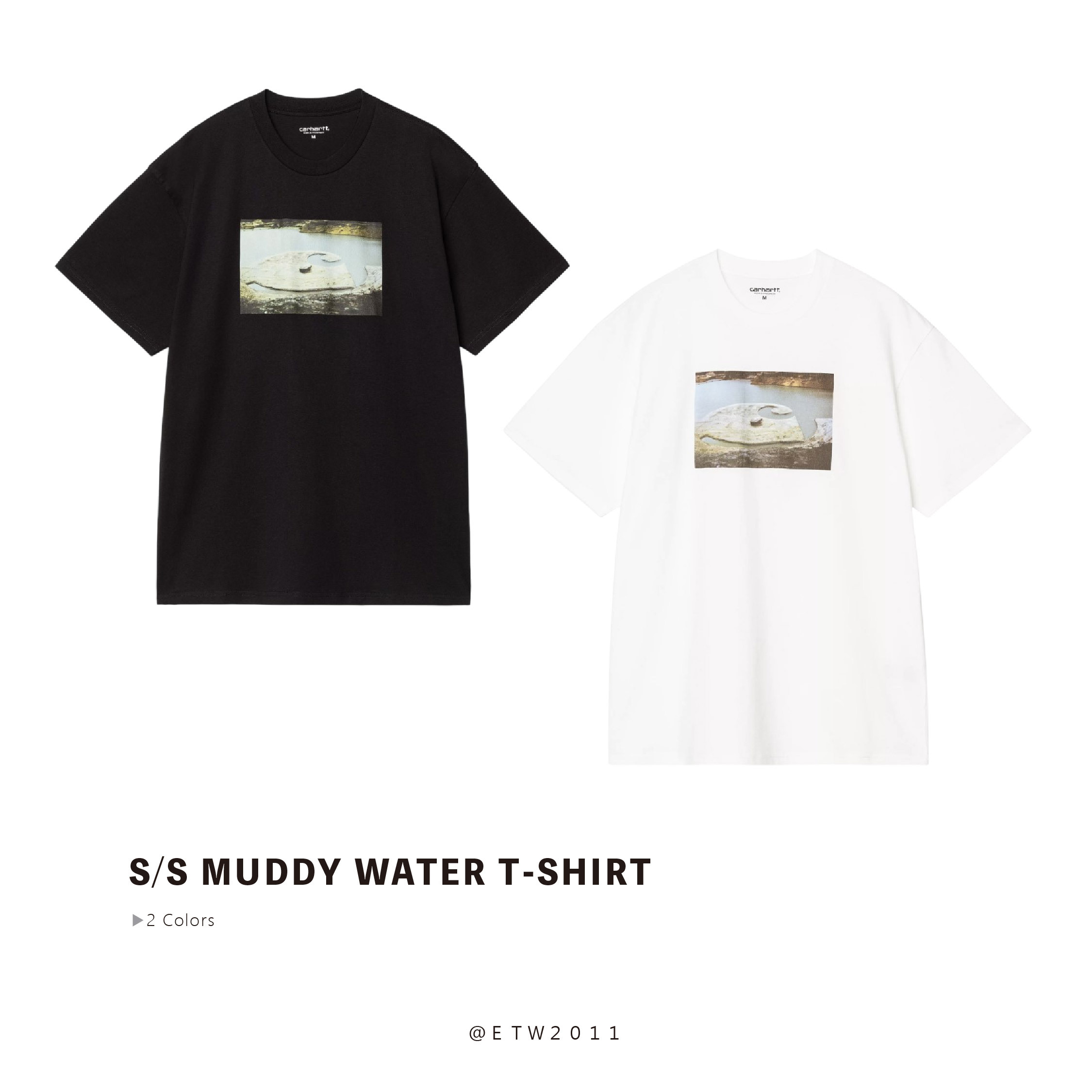 ☆ETW☆【EASY TO WEAR】CARHARTT WIP S/S Muddy Water T-Shirt 湖泊 水池 短袖 短T 短TEE