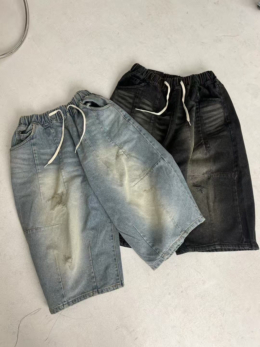 洗水牛仔短褲 P3072