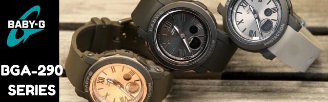 Casio Baby-G Analog Digital Women Watch BGA-290-series