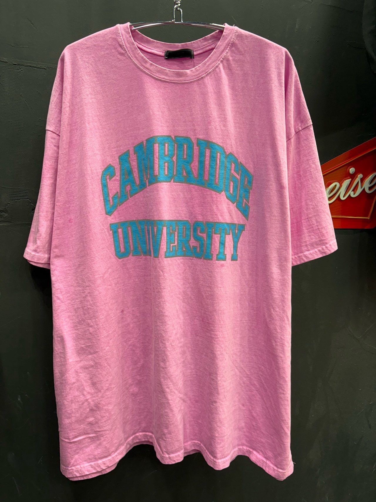 OverSize洗水英文字短袖Tee T5685