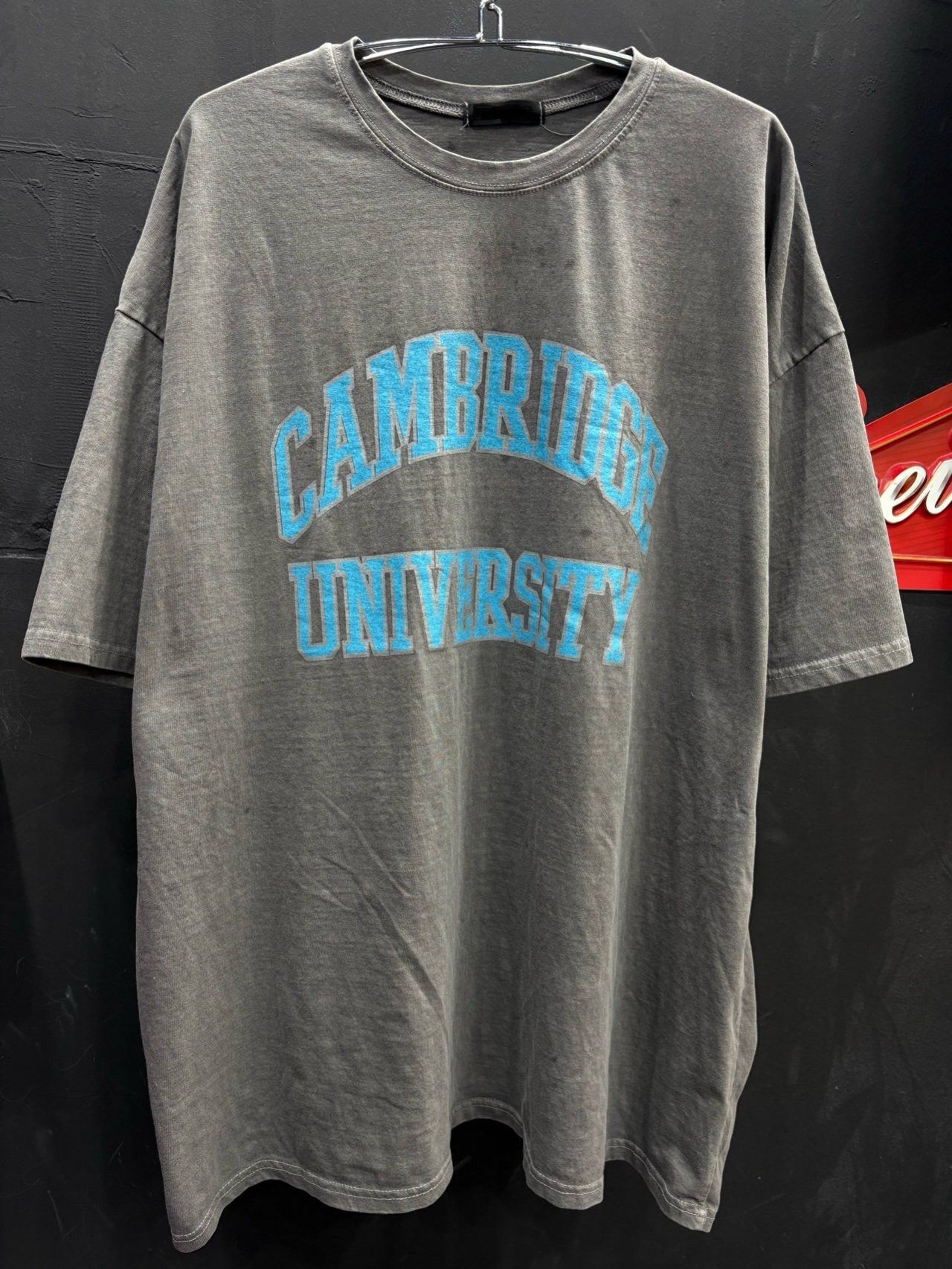 OverSize洗水英文字短袖Tee T5685