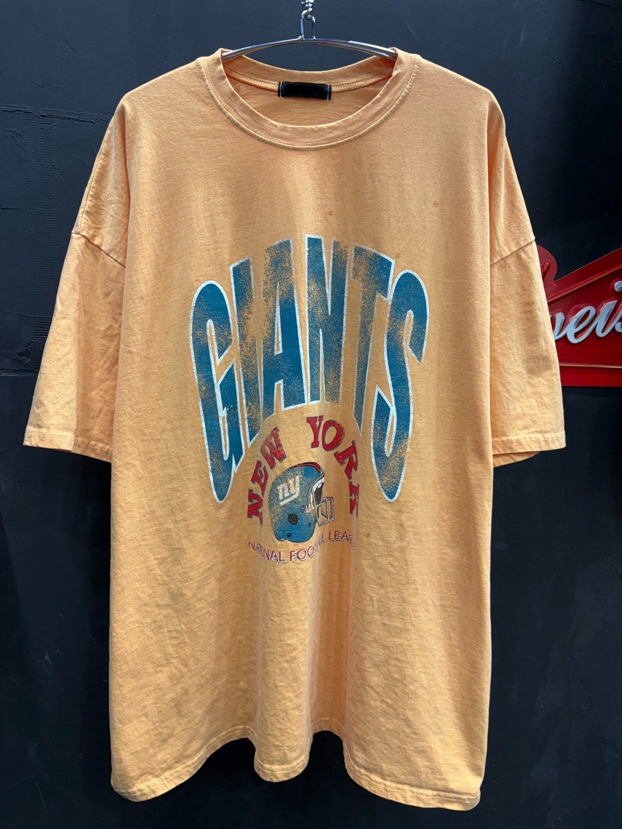 OverSize洗水英文字圖案短袖Tee T5688