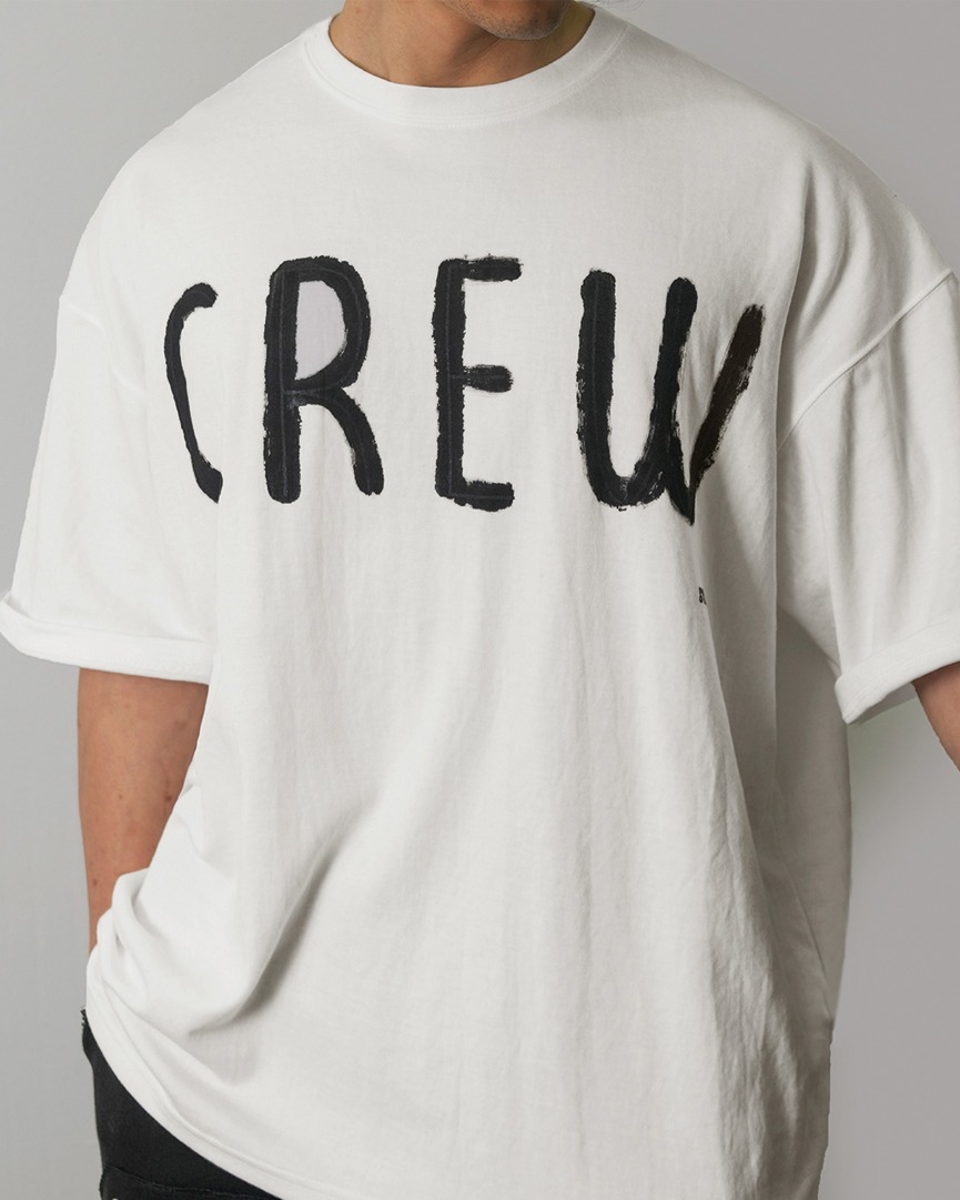 CREW手繪短袖T卹