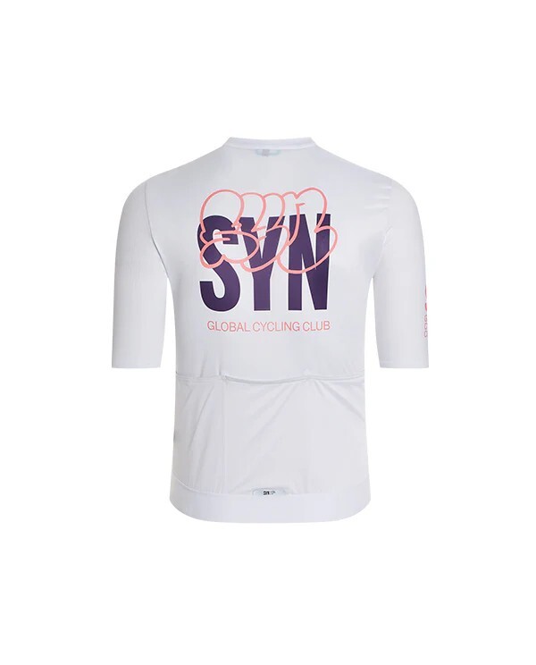 SYN Biehler 男款車衣 PRO Design Lab Jersey Crossed/ White  白