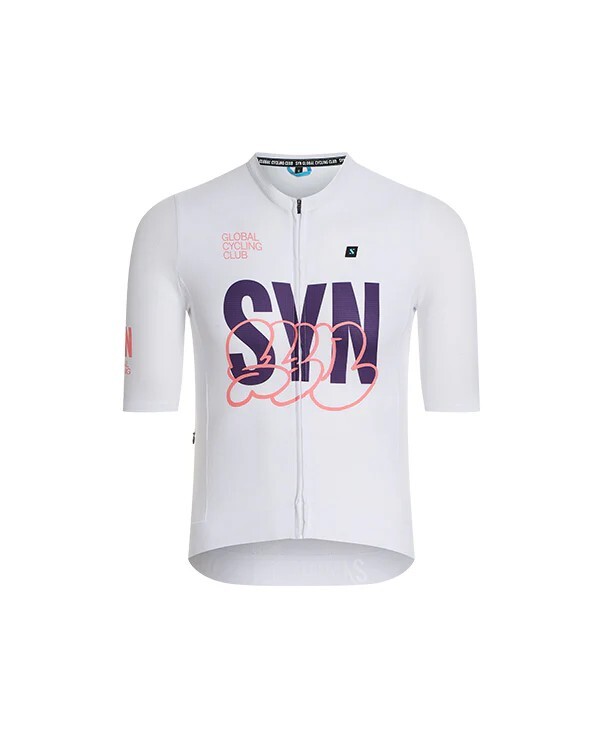 SYN Biehler 男款車衣 PRO Design Lab Jersey Crossed/ White  白