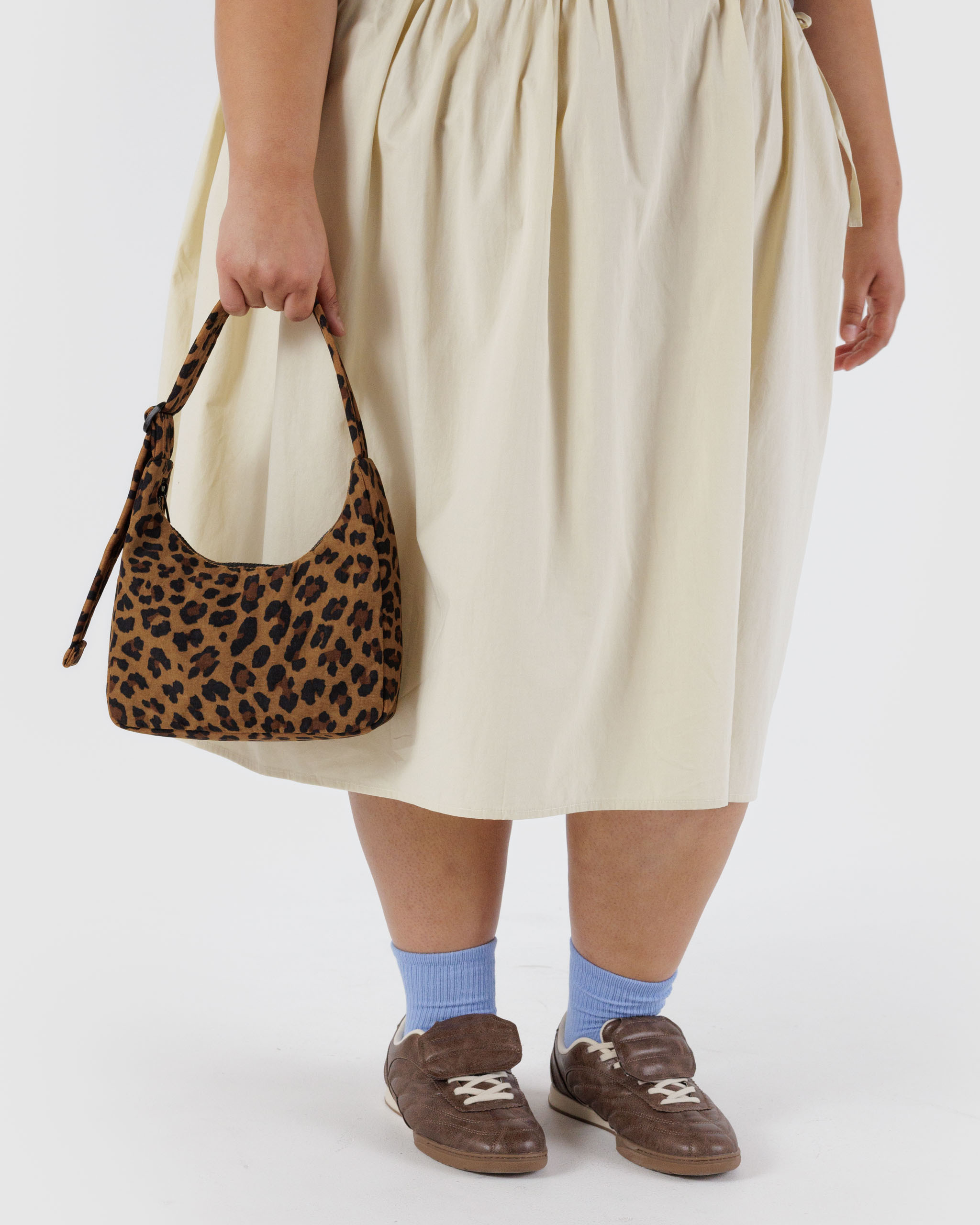 Mini Nylon Shoulder Bag - Leopard Print | BAGGU
