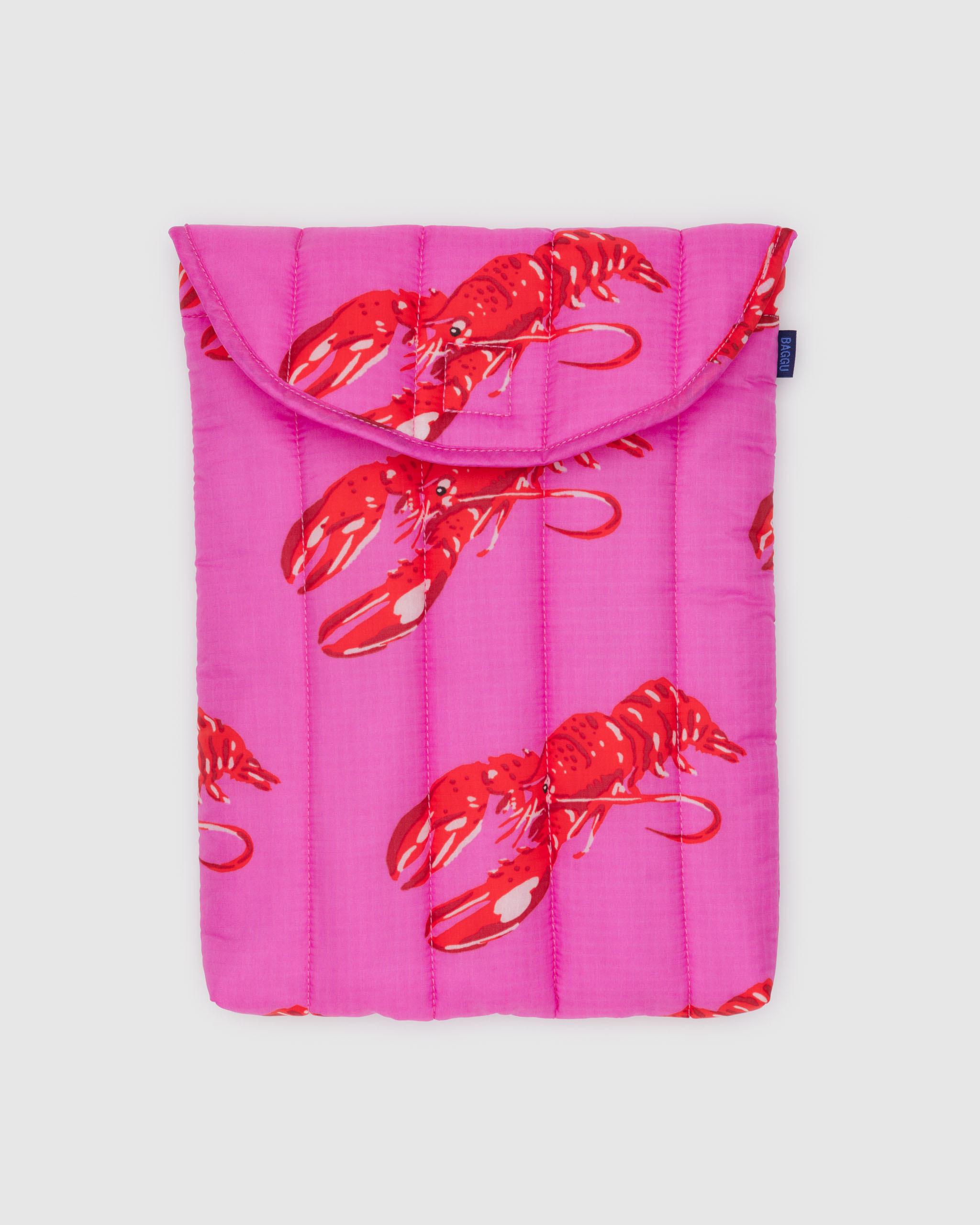 Puffy Laptop Sleeve 13"/14" - Pink Lobster | BAGGU