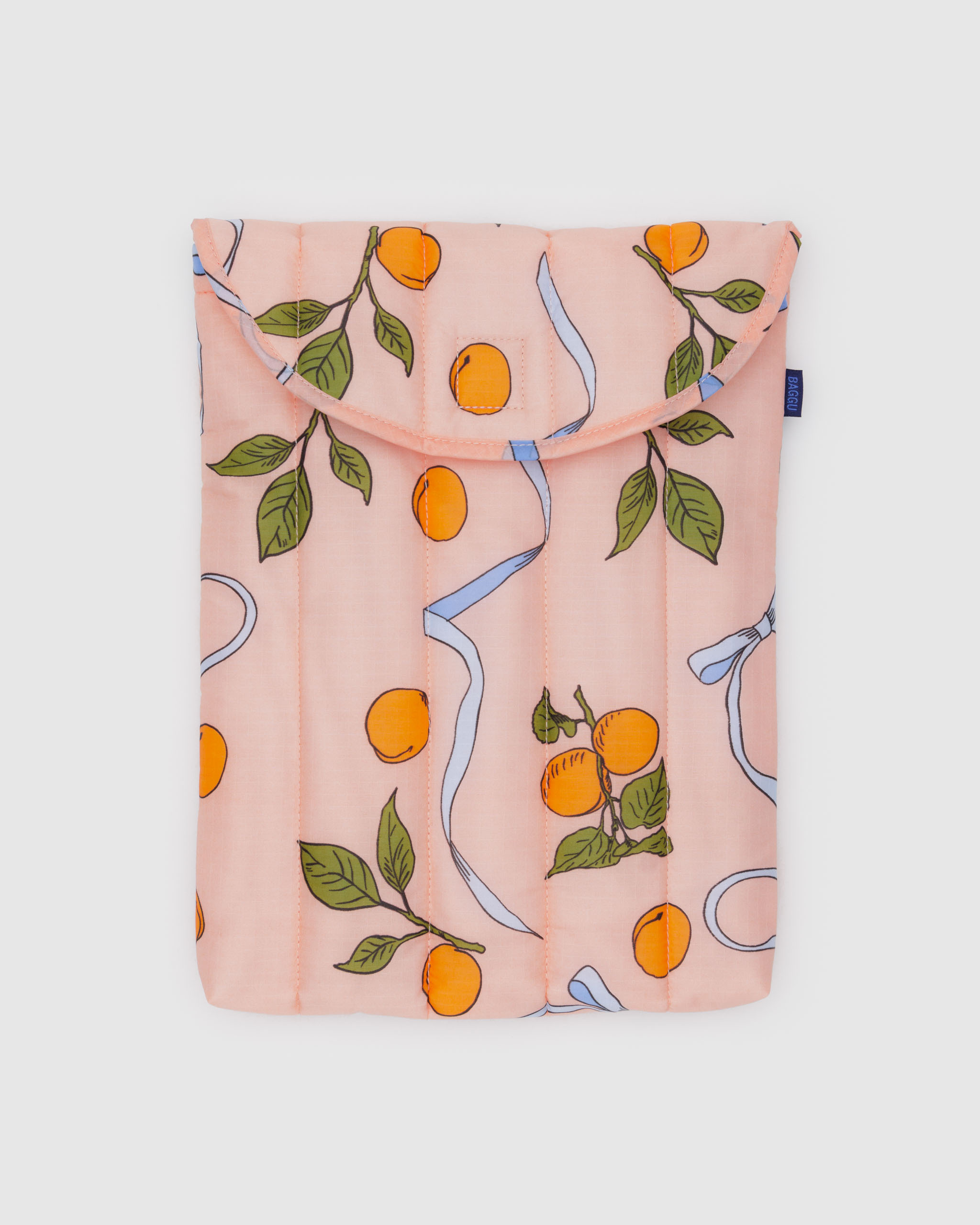 Puffy Laptop Sleeve 13"/14" - Apricots & Ribbons | BAGGU