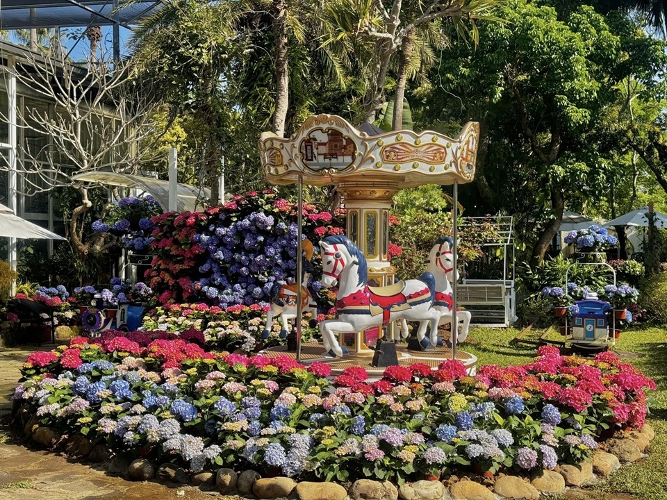 每年 5 月中旬，繡球花季開跑，整個園區變得更繽紛，而今年的活動主題是「遊樂繡」。