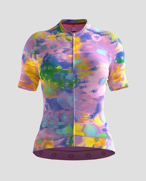 黑羊Black Sheep女款車衣  Team SS Jersey - Distressed/ Pink Floral 粉紫