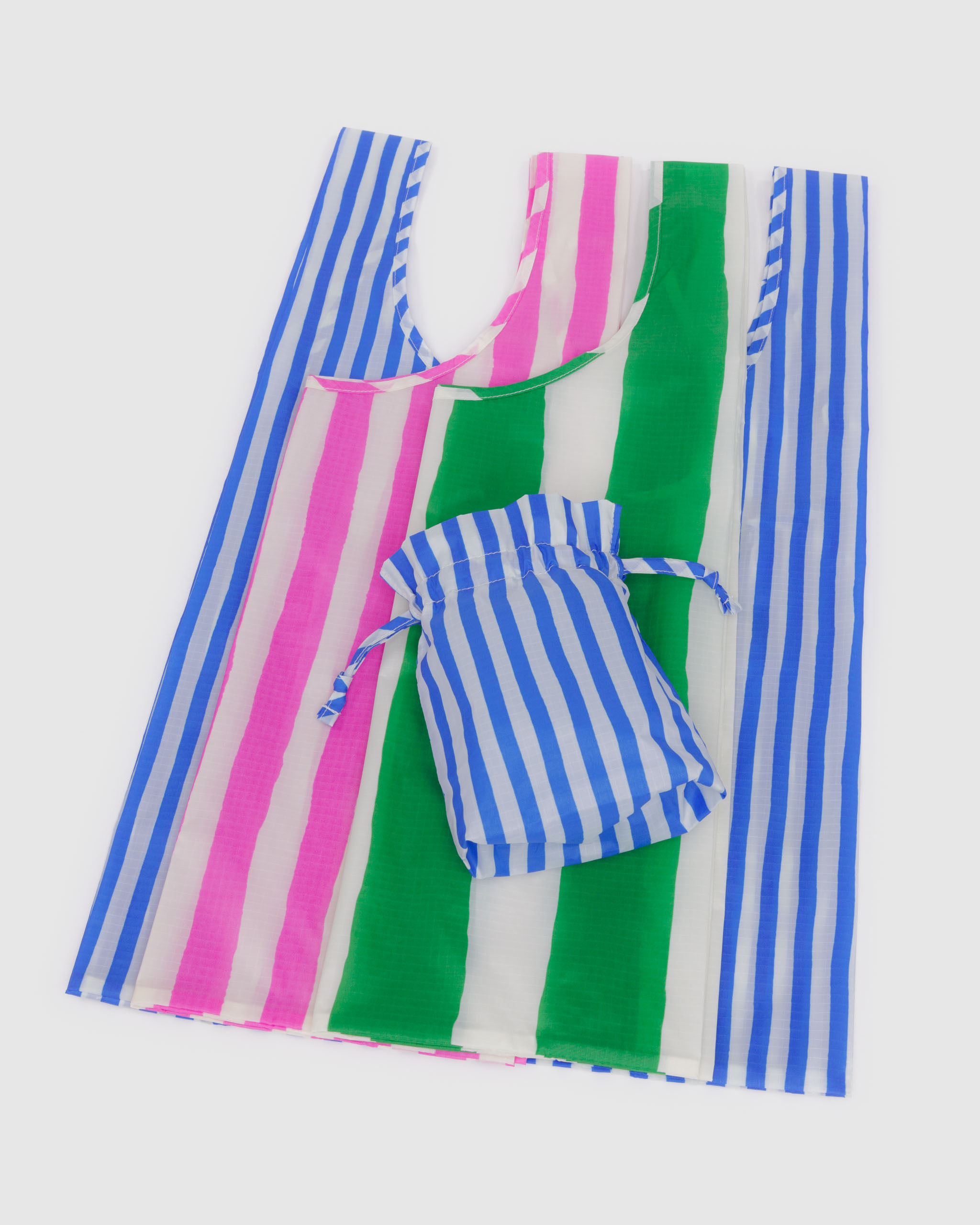 Standard Baggu Set of 3 - Painted Stripe｜BAGGU