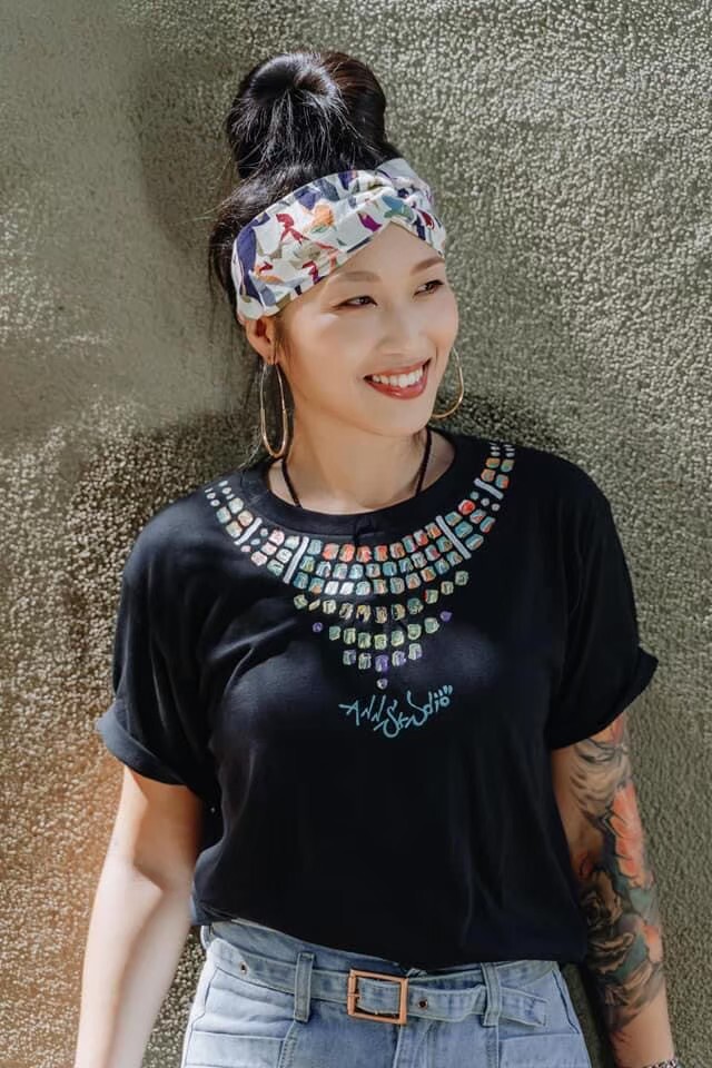 Annstudio 琉璃珠手繪T (客製)