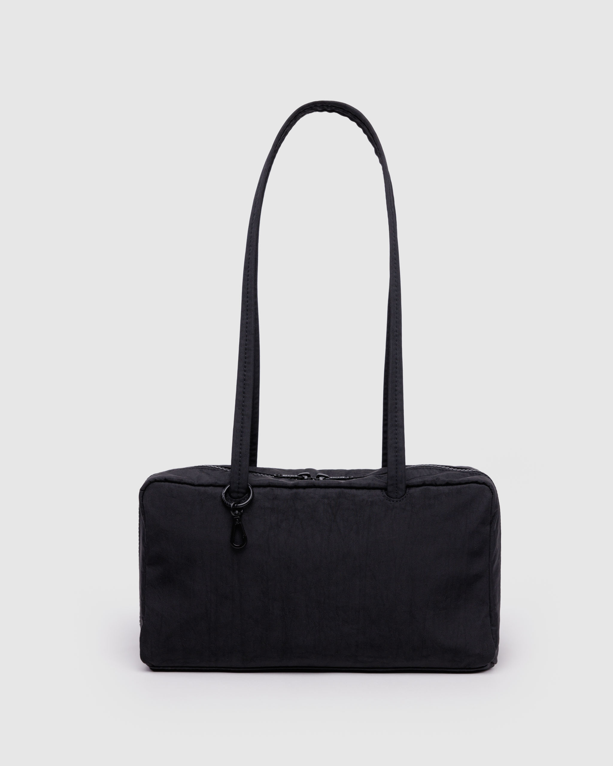 Nylon Bowler Bag - Black | BAGGU